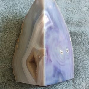 Purple and Cream Geode Crystal